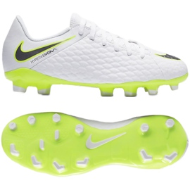 Chaussures de football Nike Hypervenom Phantom 3Academy Fg Jr AJ4119-107 multicolore blanche