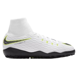 Chaussures de football Nike Hypervenom PhantomX 3 Academy Df Tf Jr AH7293-107 blanc blanc