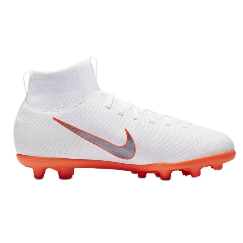 Chaussure de football Nike Mercurial Superfly 6 blanche Chaussure de football Nike Mercurial Superfly 6 blanche