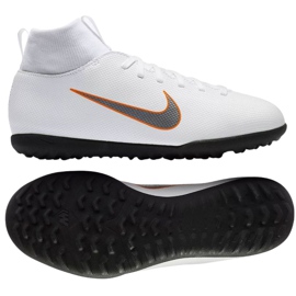 Nike Mercurial SuperflyX 6 Club Jr AH7345-107 chaussures de football multicolore blanc