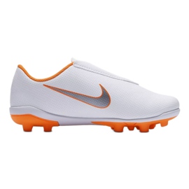Nike Mercurial Vapor 12 Club Ps V Mg Jr AH7351-107 chaussures de football blanc blanc