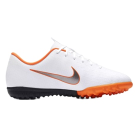 Chaussures de football Nike Mercurial VaporX 12 Academy Gs Tf Jr AH7342-107 blanc blanc