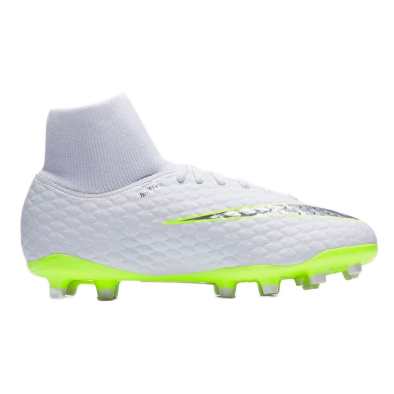 Nike hypervenom Phantom 3 Academy Df Fg Jr AH7287-107 chaussures de football blanche blanche Nike hypervenom Phantom 3 Academy Df Fg Jr AH7287-107 chaussures de football blanche blanche
