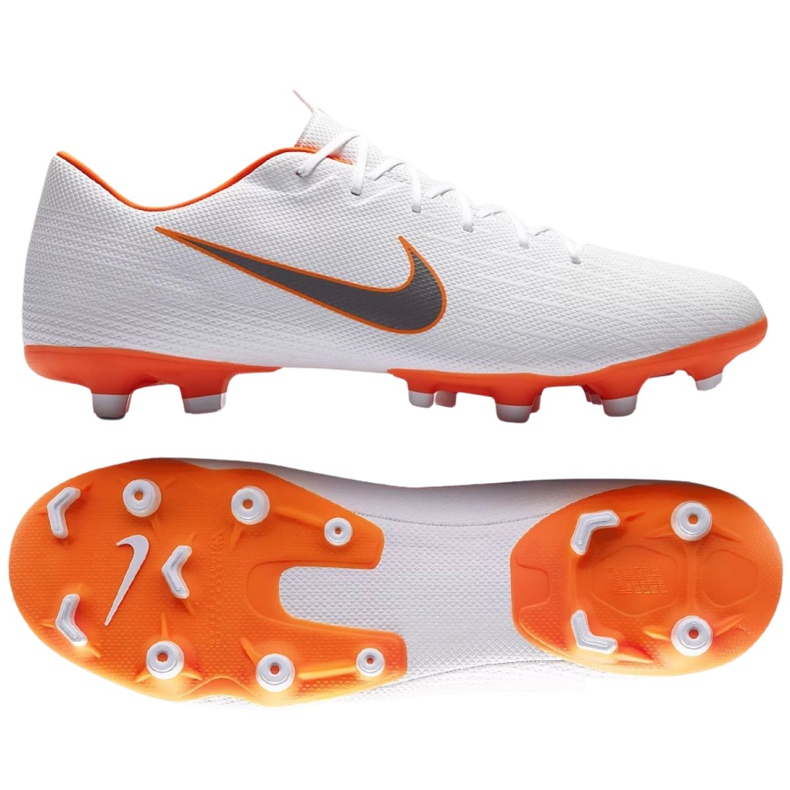 Chaussures de football Nike Mercurial Vapor 12 Academy Fg M AH7375-107 multicolore blanc