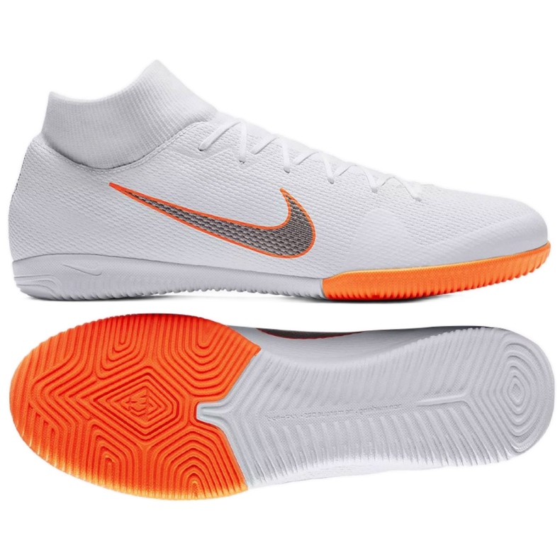 Chaussures d'intérieur Nike Merurial Superflyx 6 Academy Ic M AH7369-107 blanche blanche