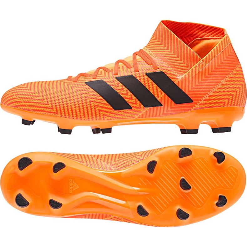 Chaussures de football Adidas Nemeziz 18.3 Fg M DA9590 orange orange