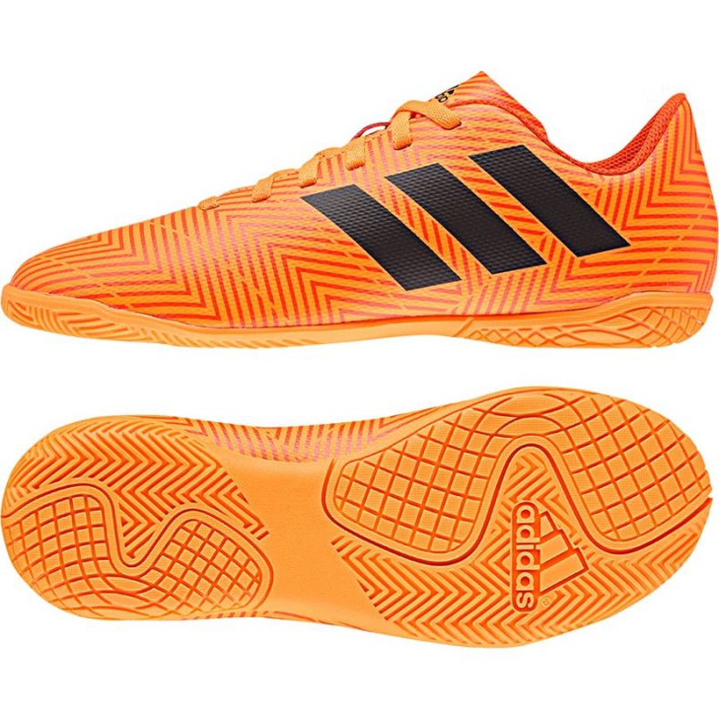 Chaussures de foot Adidas Nemeziz Tango 18.4 IN Jr DB2382 orange