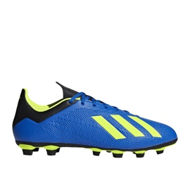 Adidas X 18.4 FG M DA9336 chaussures de football bleu marine