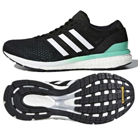 Chaussures running adidas Boston 6 W BB6421 noir vert