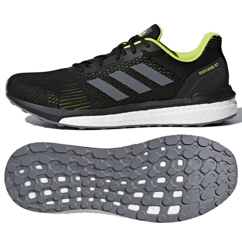 Chaussures de course adidas réponse St M CG4004 le noir