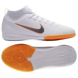 Chaussures d'intérieur Nike Mercurial SuperflyX 6 Academy Gs Ic Jr AH7343-107 blanc blanc