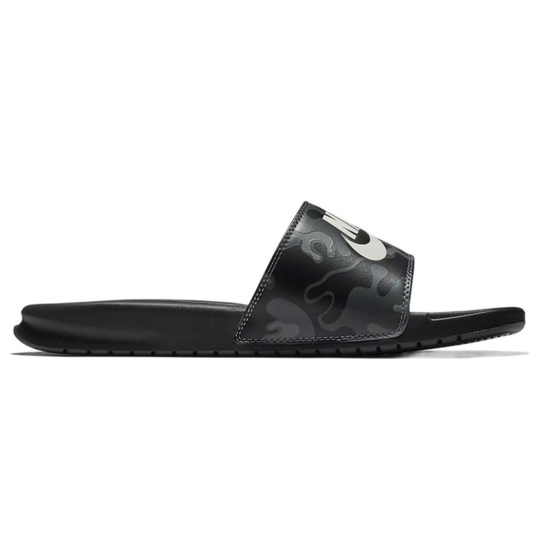 Claquette Nike Benassi Just Do It Print 631261-013 le noir
