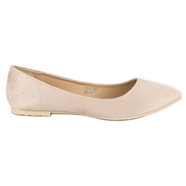 Seastar Ballerines en daim beige