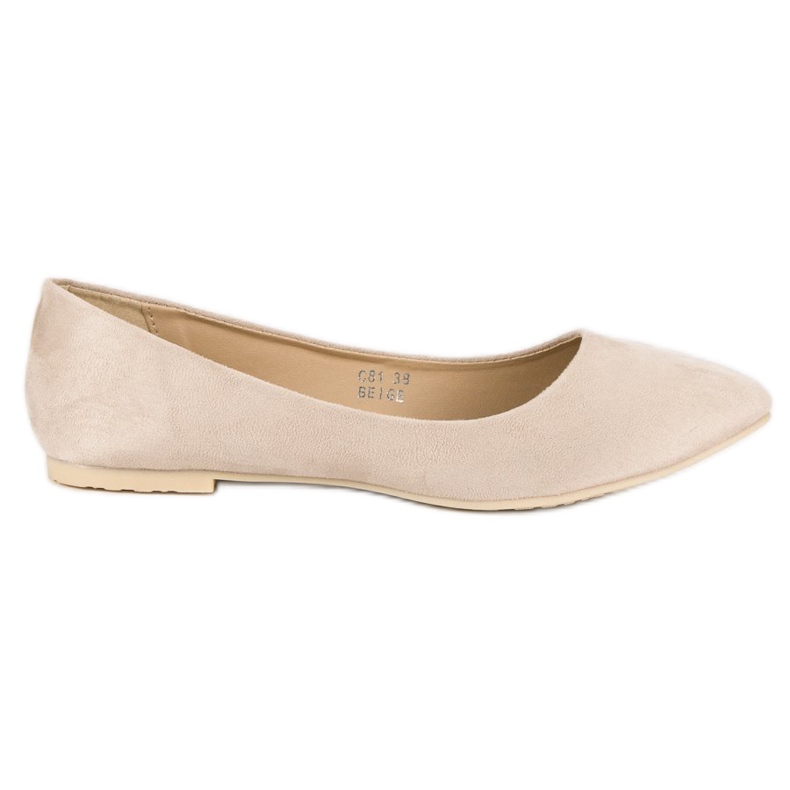 Seastar Ballerines en daim beige