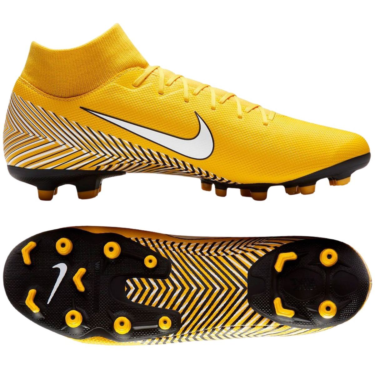 Chaussures de football Nike Mercurial Neymar Superfly 6 Academy Mg M AO9466 710 multicolore jaune