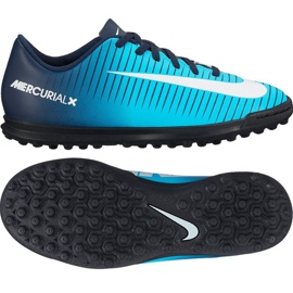 Chaussure de football Nike Mercurial Vortex Iii bleu