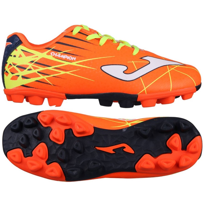 Chaussures de football Joma Chamion 808 Orange Rubber 24 Ag Jr CHAJW.808.24
