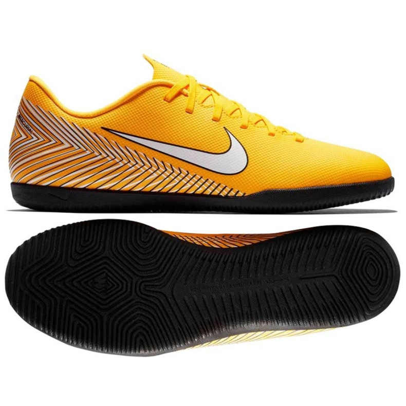 Chaussures d'intérieur Nike Mercurial VaporX 12 Club Neymar Ic M AO3120-710 jaune jaune Chaussures d'intérieur Nike Mercurial VaporX 12 Club Neymar Ic M AO3120-710 jaune jaune