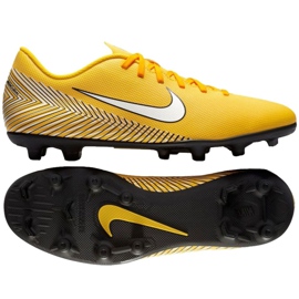 Nike Mercurial Vapor 12 Club Neymar Mg M AO3129-710 chaussures de football multicolore jaune