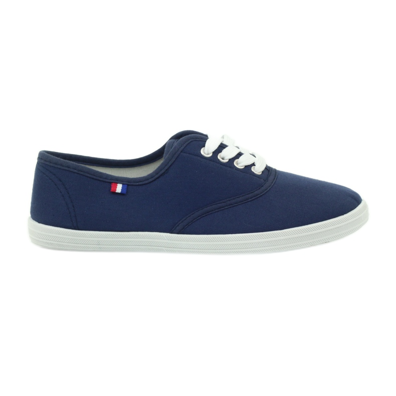Baskets bleu marine American Club, baskets femme
