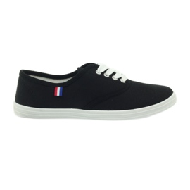 American Club baskets noires baskets pour femmes le noir
