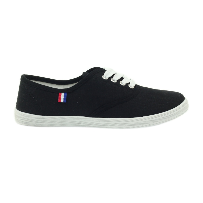 American Club baskets noires baskets pour femmes le noir