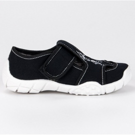 Raweks Accueil chaussures velcro noir