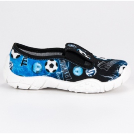 Raweks Pantoufles maison avec un élastique bleu Raweks Pantoufles maison avec un élastique bleu