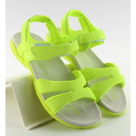 Sandales de sport pour femmes 7s-bi86056e NEON / VERT jaune