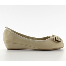 Ballerine à talons bas 8550 beige