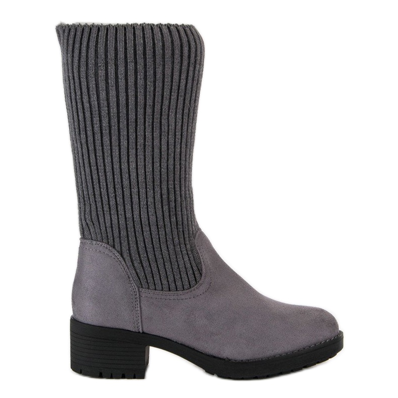 Seastar Bottes hautes à enfiler gris Seastar Bottes hautes à enfiler gris