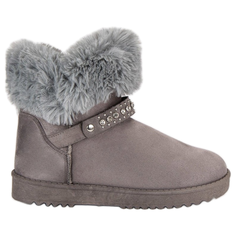 Seastar Mukluki avec fourrure gris