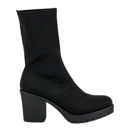 Small Swan Bottes souples avec protection noir