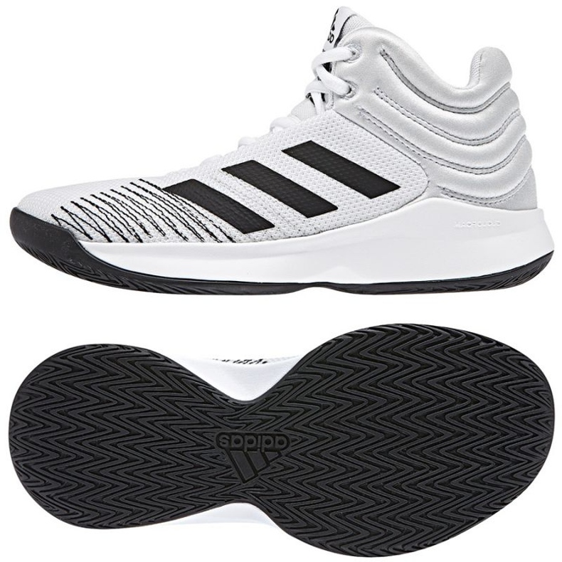 Chaussures de basket adidas Pro Spark 2018 blanche