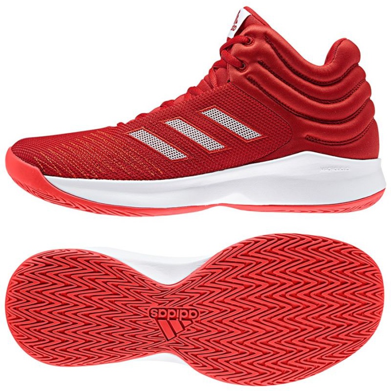 Chaussures de basket adidas Pro Sprak 2018 M rouge