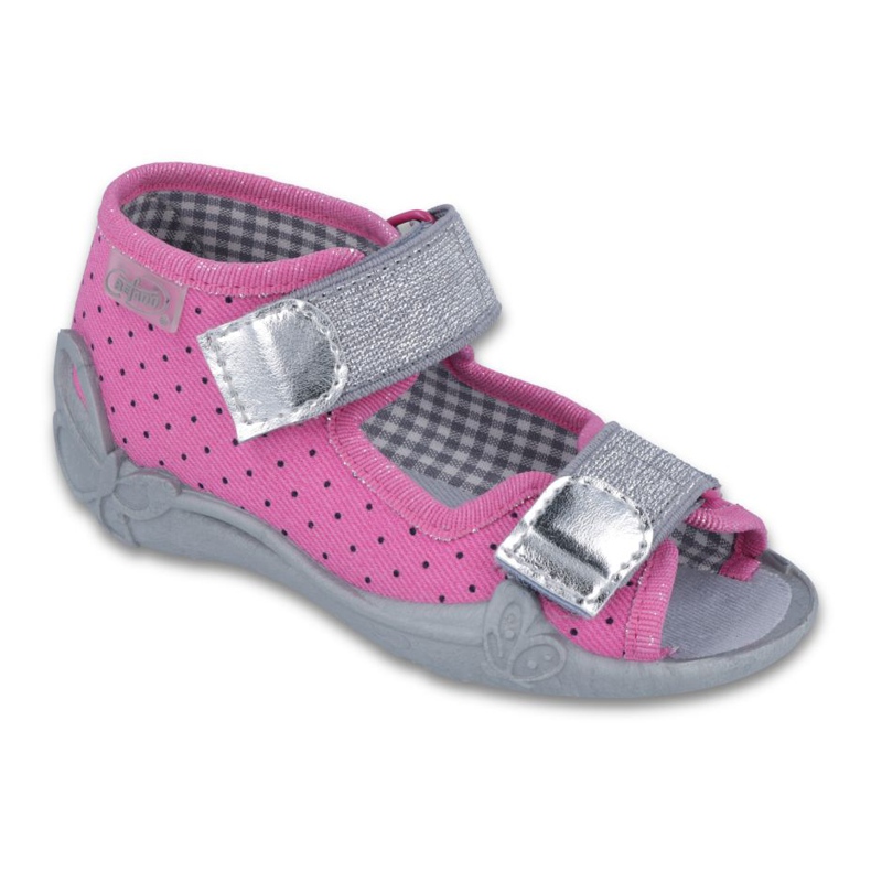 Befado chaussures pour enfants 242P083 gris rose