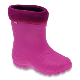 Bottes de pluie roses pour enfants Befado 162Y101