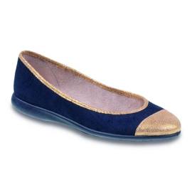 Befado chaussures pour jeunes 309Q023 jaune bleu marine