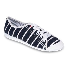 Befado chaussures pour jeunes 248Q018 blanc bleu marine