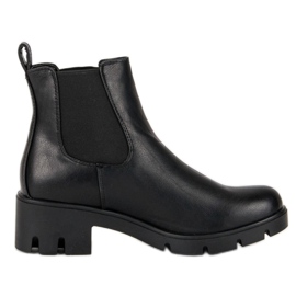 Small Swan Bottines Chelsea noires le noir Small Swan Bottines Chelsea noires le noir