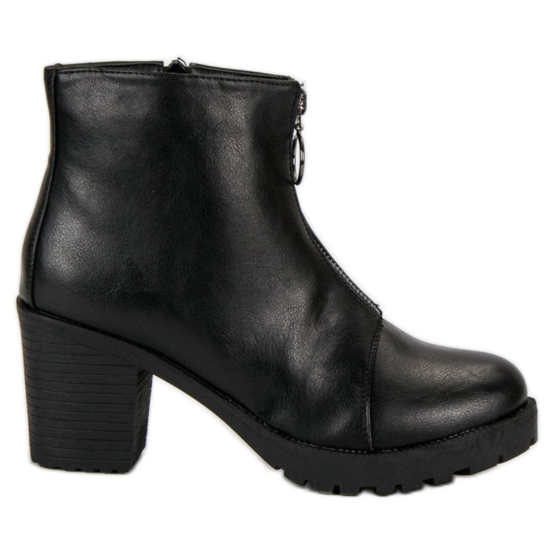 Small Swan Bottes noires classiques le noir