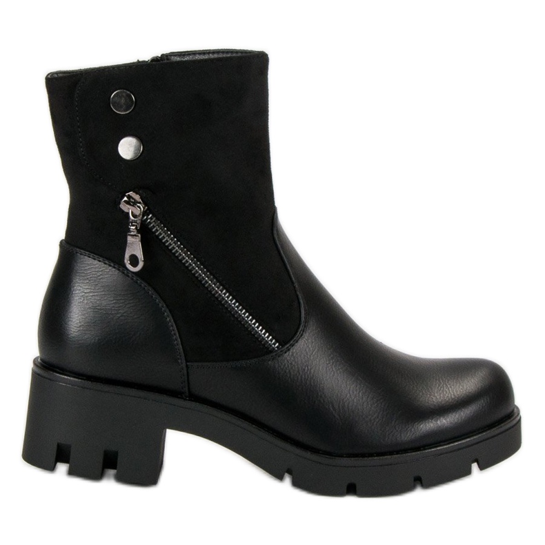 Filippo Bottes confortables avec protecteur le noir