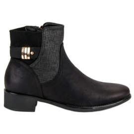 Vinceza Bottes d'automne pour femmes le noir