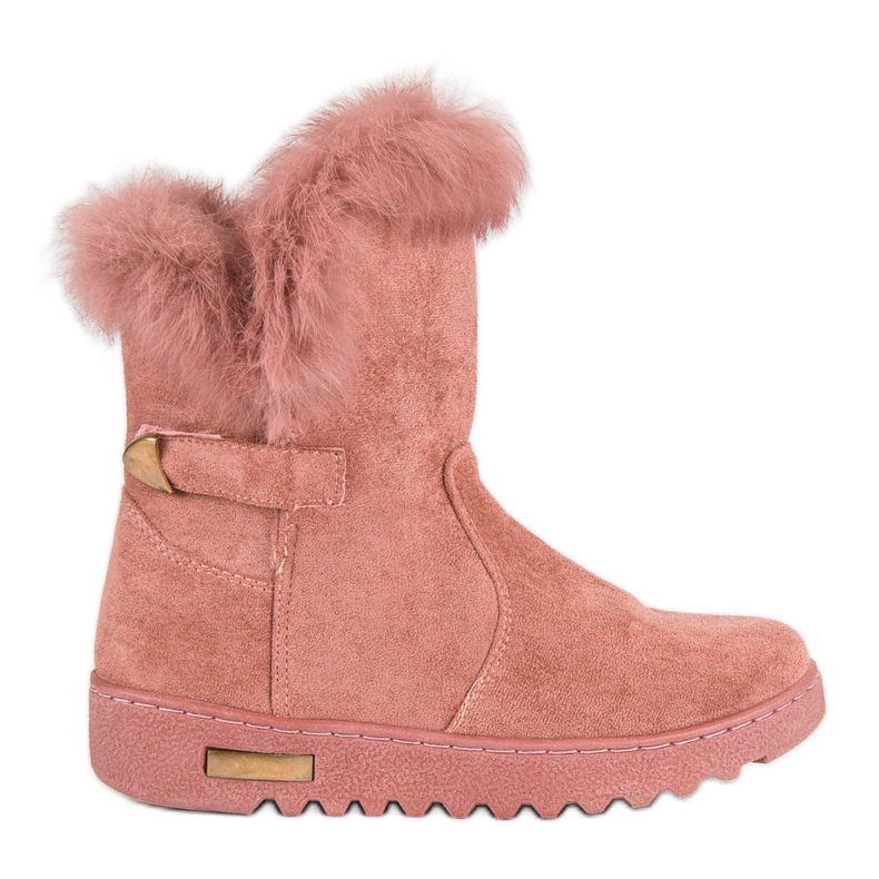 Bottes de neige rose chaud Bottes de neige rose chaud