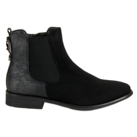 Filippo Bottes confortables pour l'automne le noir