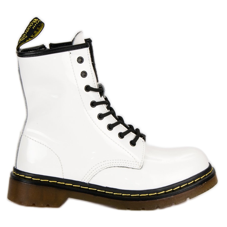 McKey Bottes de combat blanches