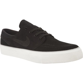 Nike SB Zoom Stefan Janoski Bande Haute Noir Loup Gris Léger Os Noir