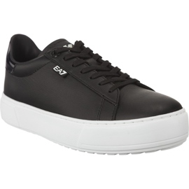 Ea7 Emporio Armani Sneaker Pelle Unisexe 2480057A299 00020 noir