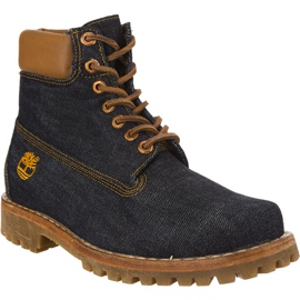 Timberland Heritage 6 En Tissu B3R bleu marin Timberland Heritage 6 En Tissu B3R bleu marin