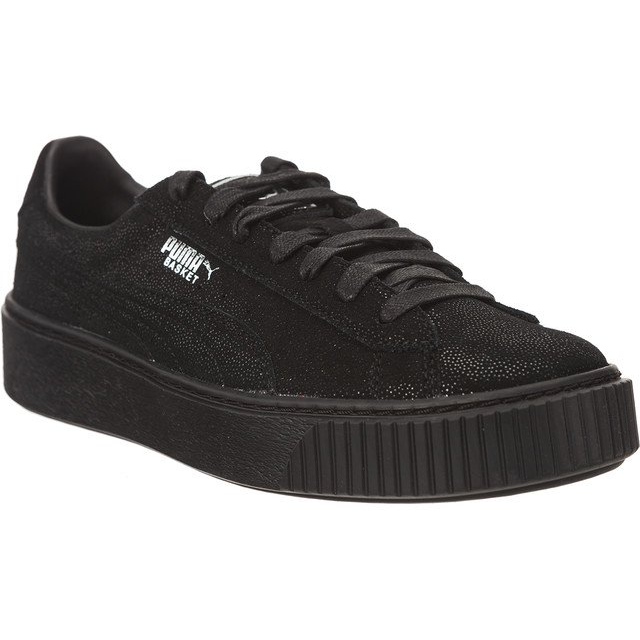 Puma Panier plateforme réinitialiser W 304 le noir